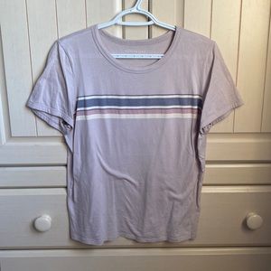 American Eagle, purple t-shirt, size large